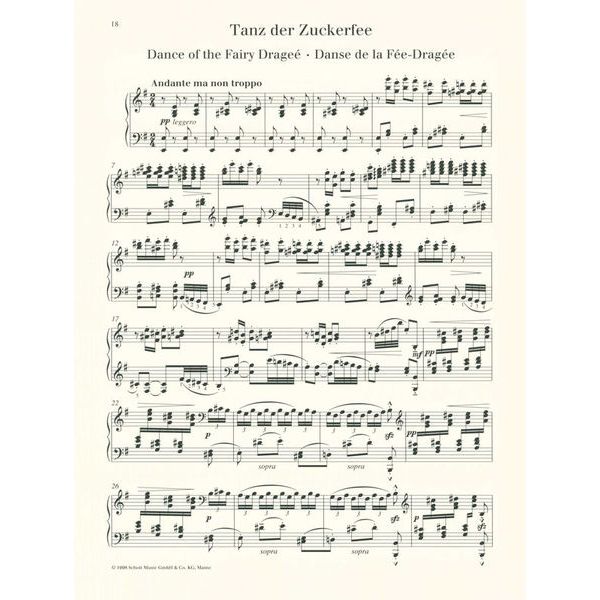 Schott Tschaikowsky Nussknacker-Suite