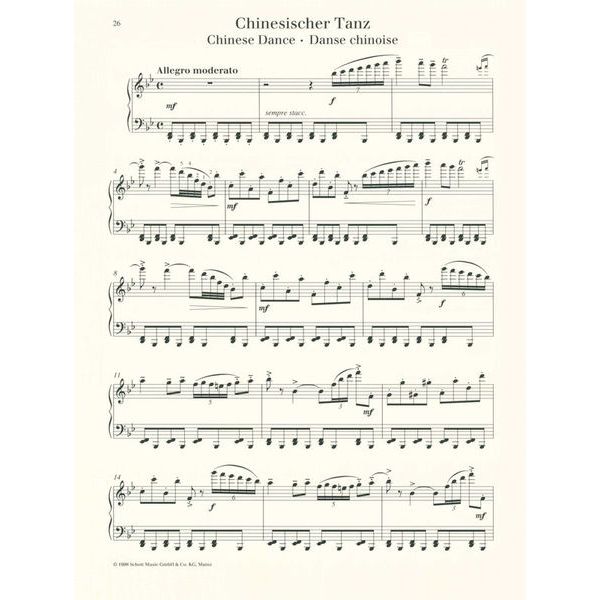 Schott Tschaikowsky Nussknacker-Suite