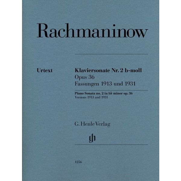 Henle Verlag Rachmaninow Klaviersonate Nr.2