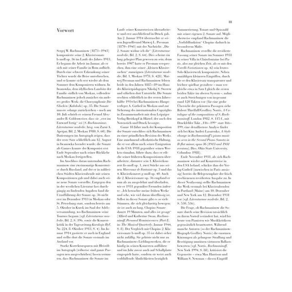 Henle Verlag Rachmaninow Klaviersonate Nr.2