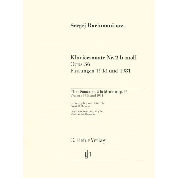 Henle Verlag Rachmaninow Klaviersonate Nr.2