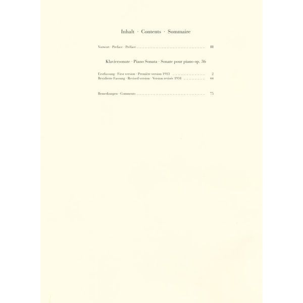 Henle Verlag Rachmaninow Klaviersonate Nr.2