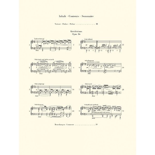 Henle Verlag Schumann Kreisleriana op. 16