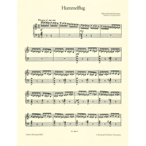 Breitkopf & Härtel Rimski-Korsakow Hummelflug
