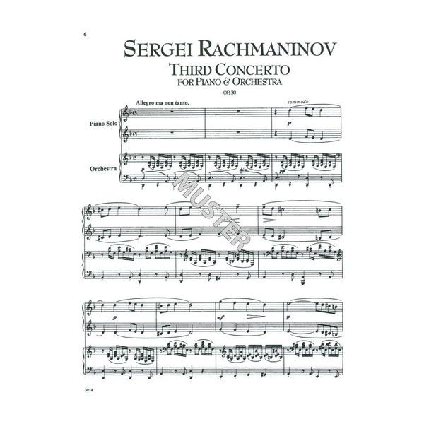 Music Minus One Rachmaninow 3. Klavierkonzert