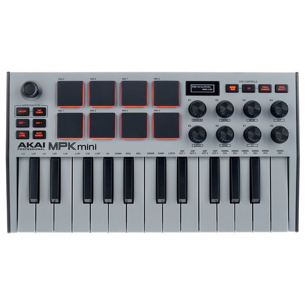 Akai Professional MPK Mini MK3 25-Key MIDI MPKMINI3 GREY B&H