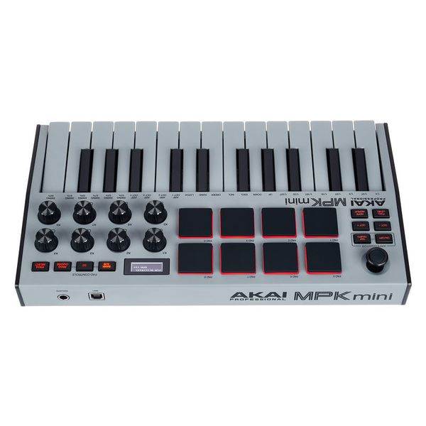 Akai MPK Mini Mk3 GREY SE Mini Keyboard Controller - SCMS, Inc