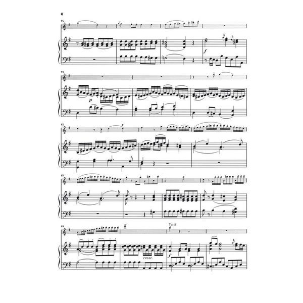 Henle Verlag Mozart Flötenkonzert Nr. 1