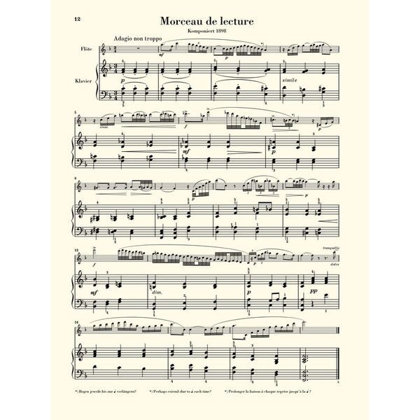 Henle Verlag Fauré Fantaisie op. 79