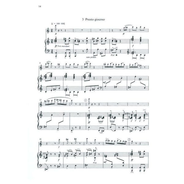 Chester Music Poulenc Sonata Flute And Piano