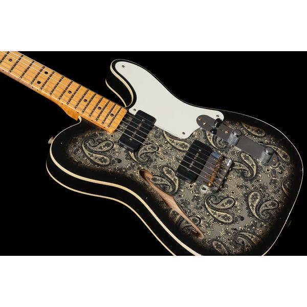 Fender Tele Dual P90 Black Paisley