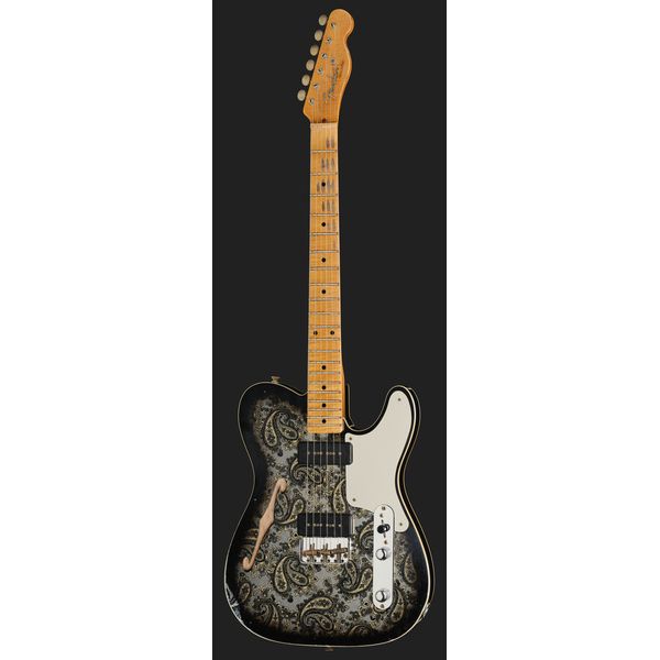 Fender Tele Dual P90 Black Paisley