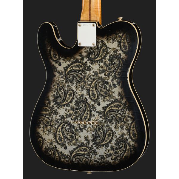 Fender Tele Dual P90 Black Paisley