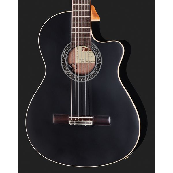 Alhambra Black Satin CW EZ incl.Gig Bag