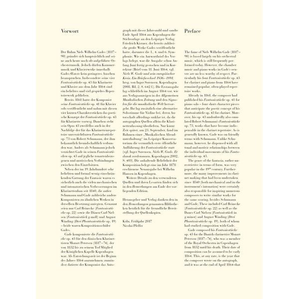 Henle Verlag Gade Fantasiestücke op. 43