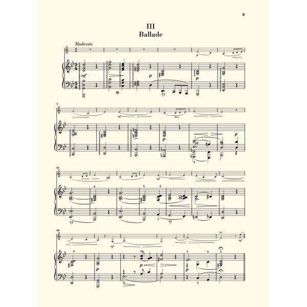 Henle Verlag Gade Fantasiestücke op. 43