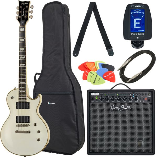 Harley Benton SC-1000 WH Progressive Bundle