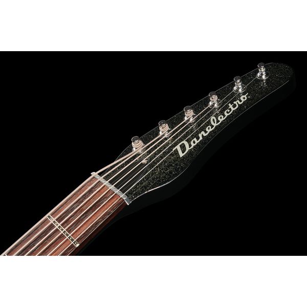 Danelectro 56 Baritone Black Metal Flake