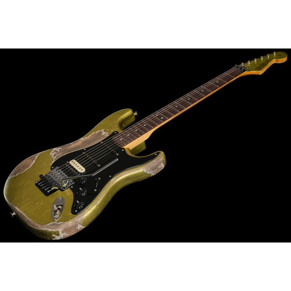 Fender 63 Strat HSS FR CS Relic MBGF