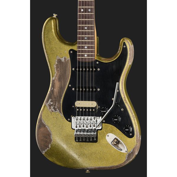 Fender 63 Strat HSS FR CS Relic MBGF