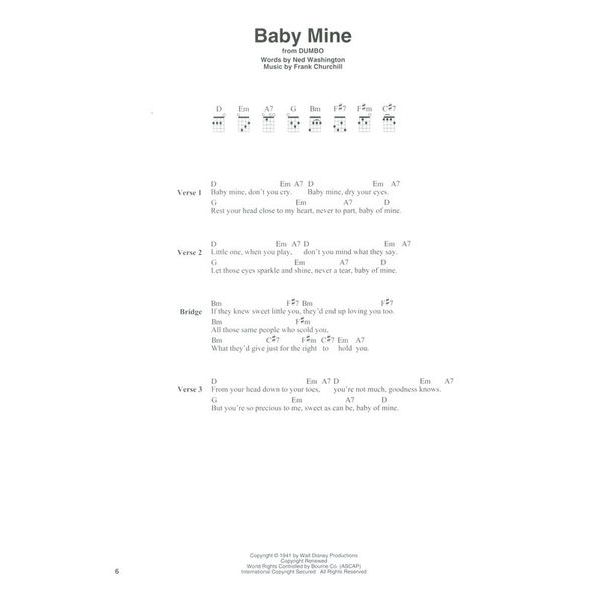 Hal Leonard Disney Ukulele Fingerstyle