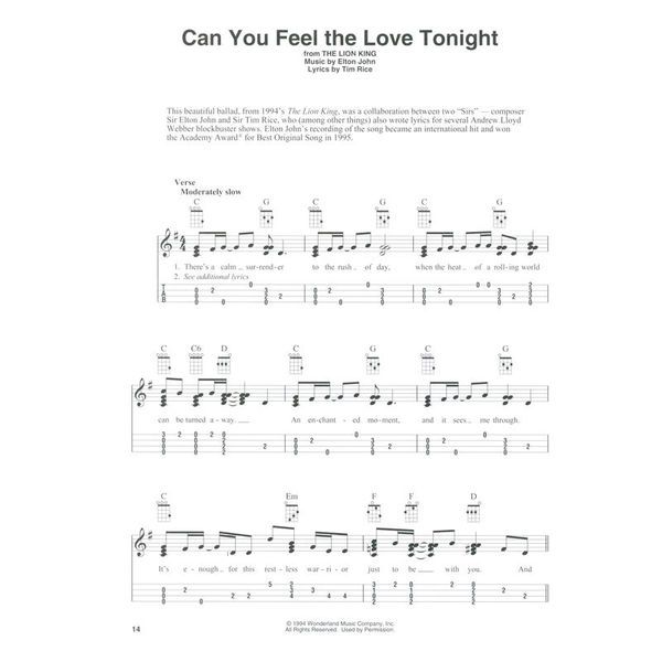 Hal Leonard Disney Ukulele Fingerstyle