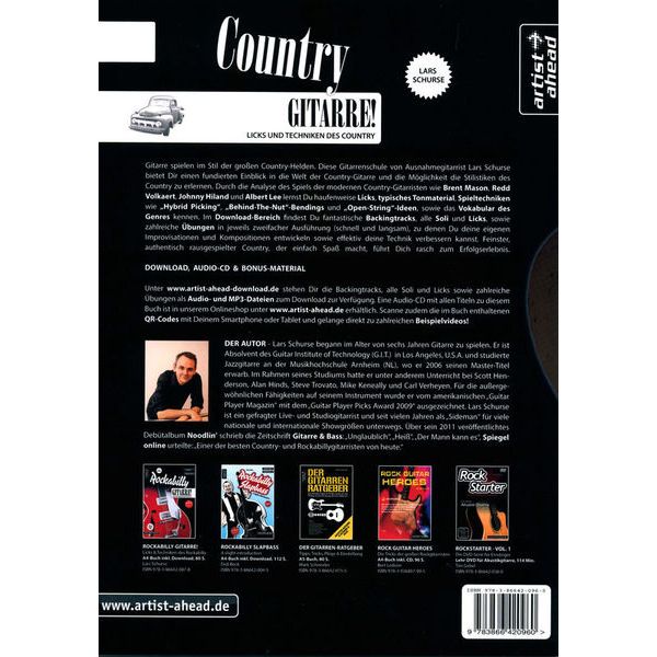 Artist Ahead Musikverlag Country-Gitarre