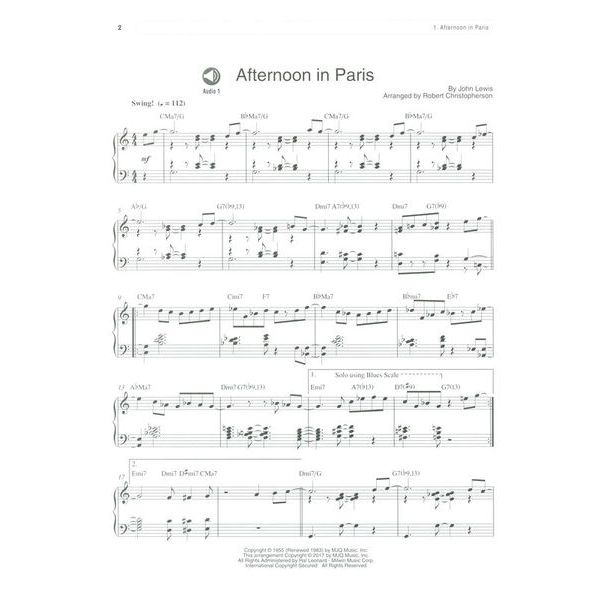 Berklee Press Jazz Standards for Solo Piano