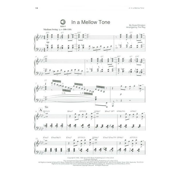 Berklee Press Jazz Standards for Solo Piano