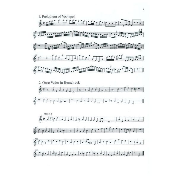 Musikverlag XYZ Van Eyck Der Fluyten Lusthof 1