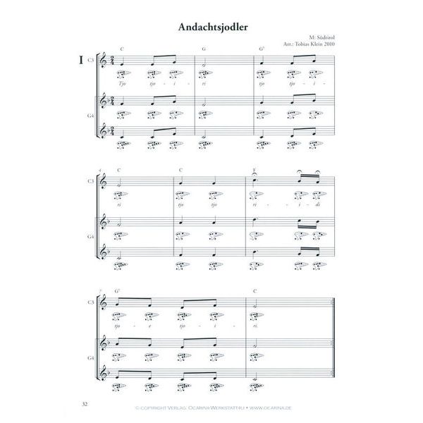 ocarinamusic Alpenländische Volkslieder