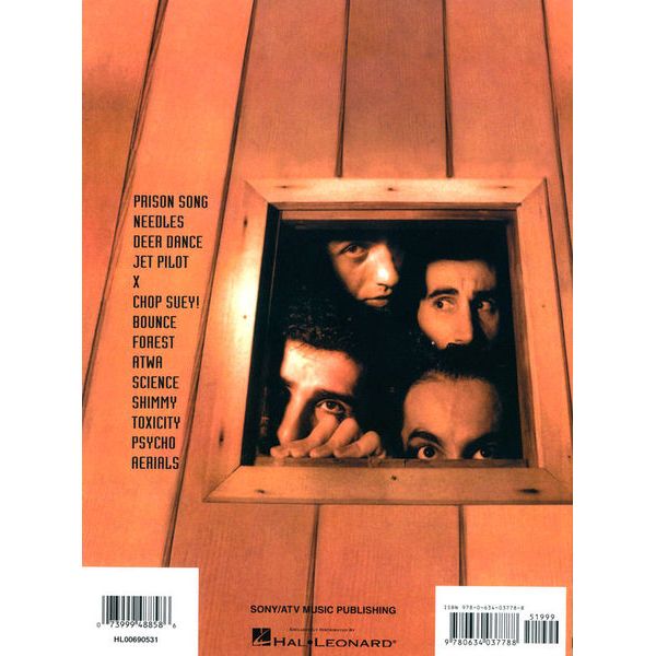 Hal Leonard System Of A Down Toxicity