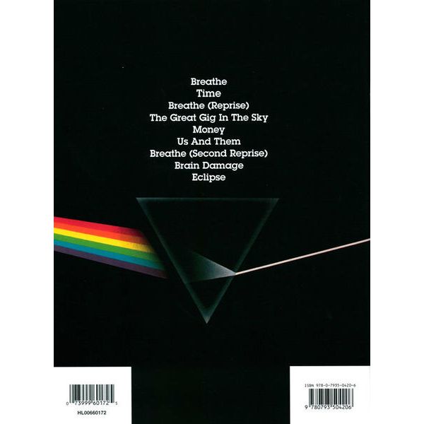 Hal Leonard Pink Floyd Dark Side Bass