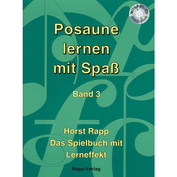 Horst Rapp Verlag Posaune lernen mit Spaß 3