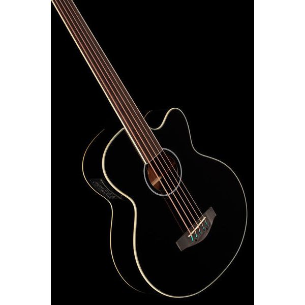 Harley Benton B-35BK-FL Acoustic Bass Bundle