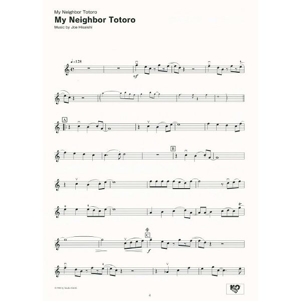 Yamaha Music Entertainment Studio Ghibli Songs Violin Eas