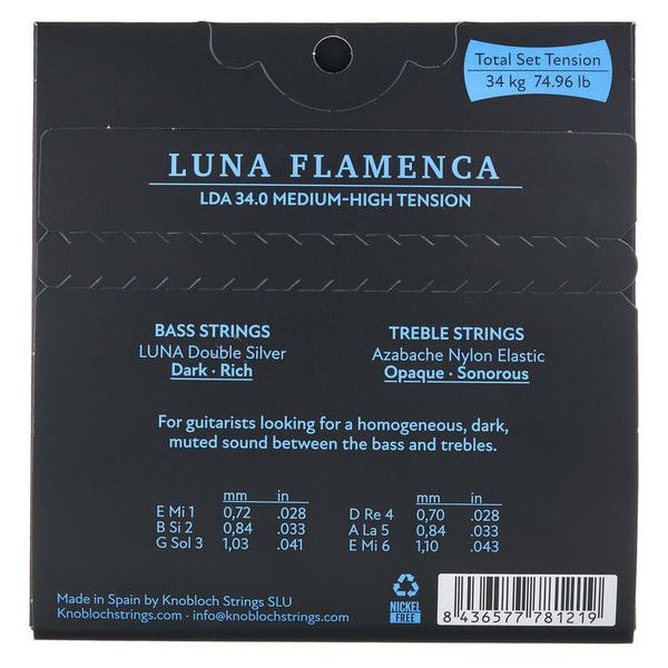 Knobloch Strings Luna Flamenca LDA 34.0 MHT