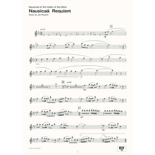 Yamaha Music Entertainment Studio Ghibli Songs Flute 1
