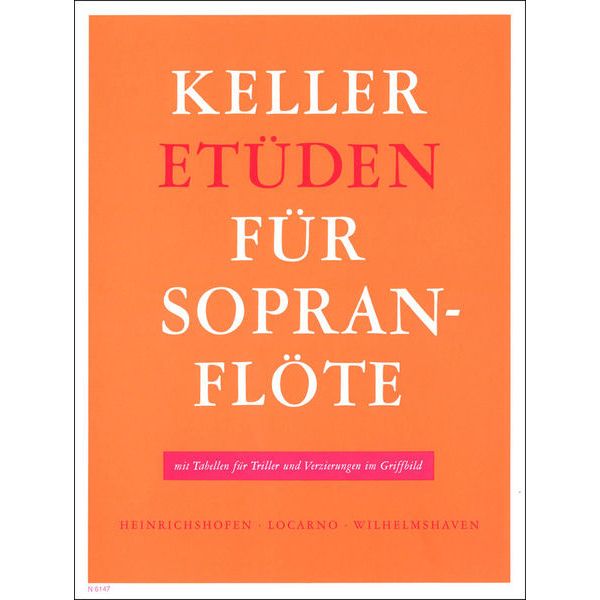 Heinrichshofen Verlag Etüden for Sopranflöte