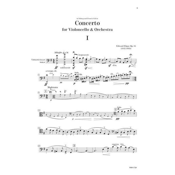 Music Minus One Elgar Cello Concerto op.85