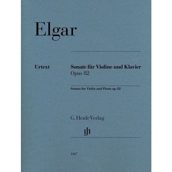 Henle Verlag Elgar Violinsonate op. 82