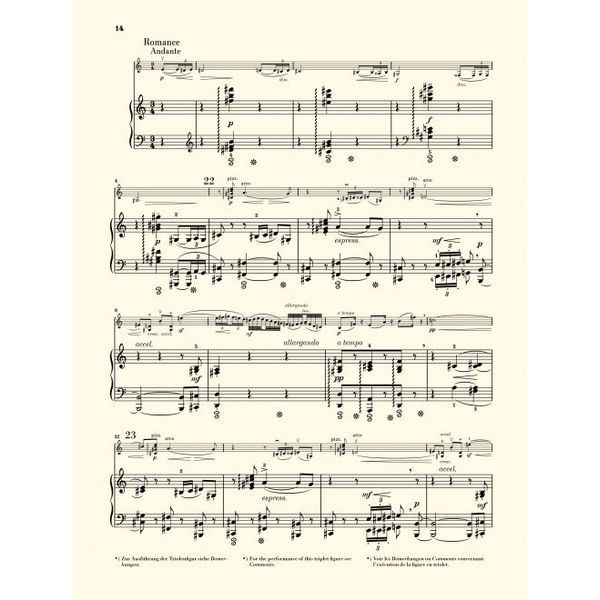 Henle Verlag Elgar Violinsonate op. 82
