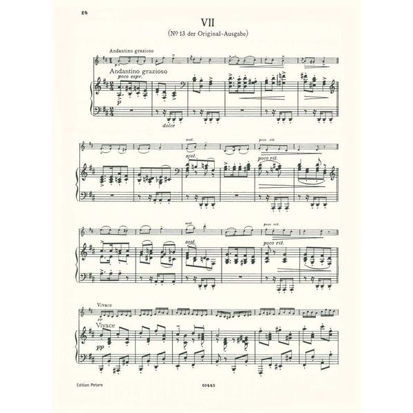 Edition Peters Brahms Ungarische Tänze VL