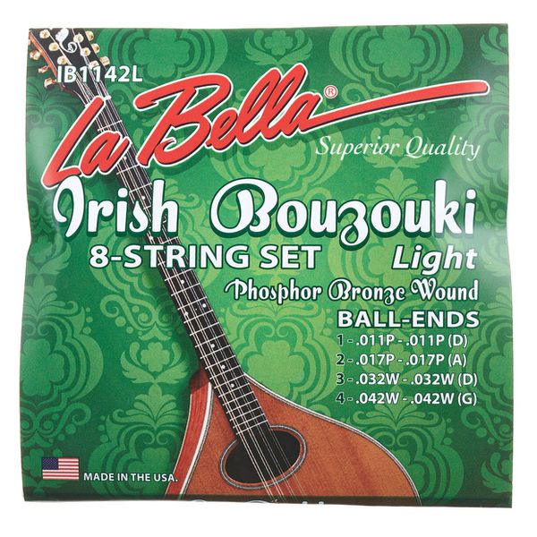 La Bella IB1142L Irish Bouzouki Strings
