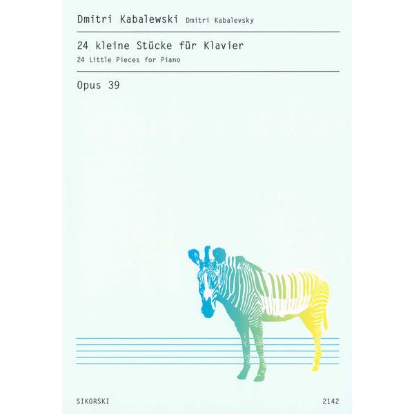 Sikorski Musikverlage Kabalewski 24 Stücke Klavier