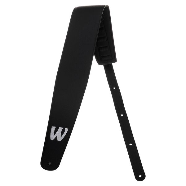 Warwick Syn.Leather Bass Strap Bl/SI