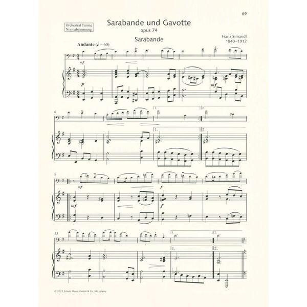 Schott Best Of Double Bass Classics