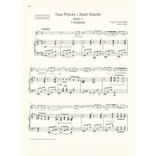 Schott Best Of Double Bass Classics