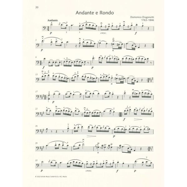 Schott Best Of Double Bass Classics