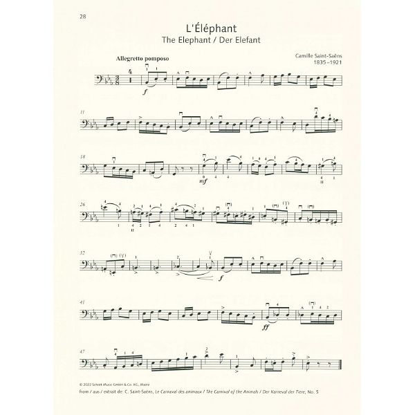 Schott Best Of Double Bass Classics